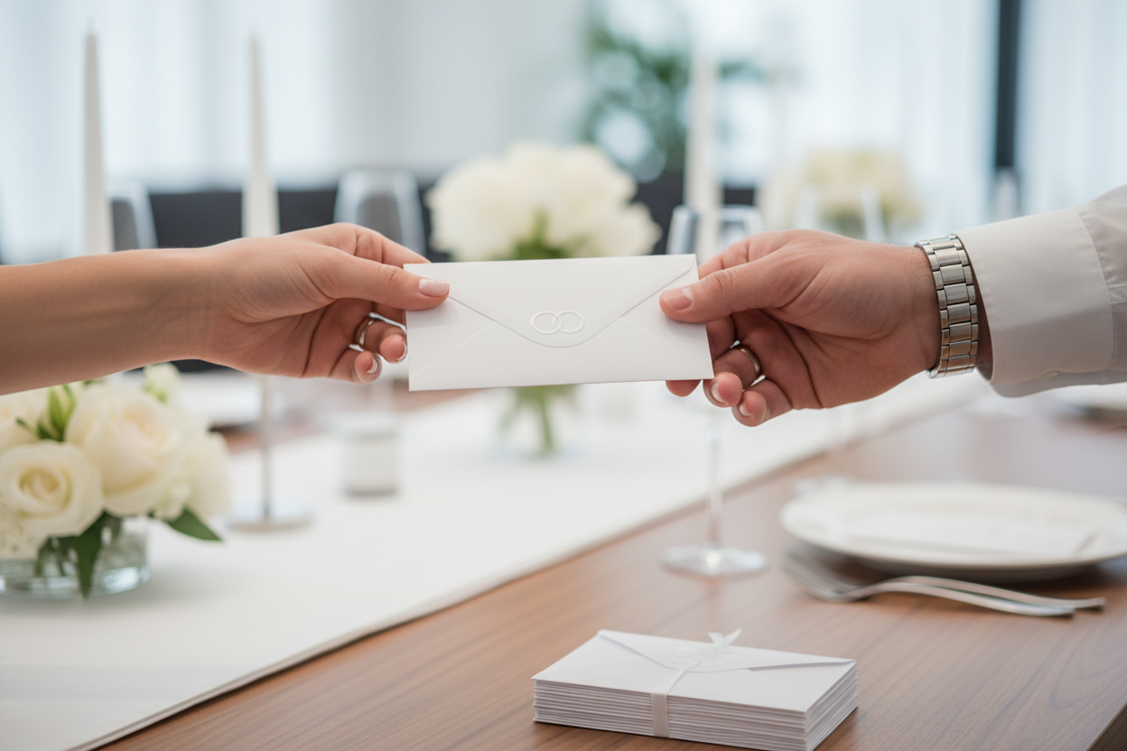 Is geld geven bij een bruiloft nog steeds gepast?