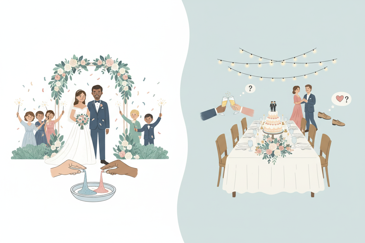 Ontdek bruiloft tradities voor ceremonie en receptie